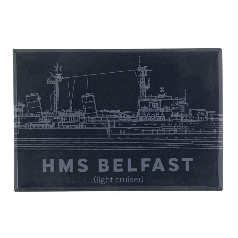 HMS belfast light cruiser museum shop souvenir magnet
